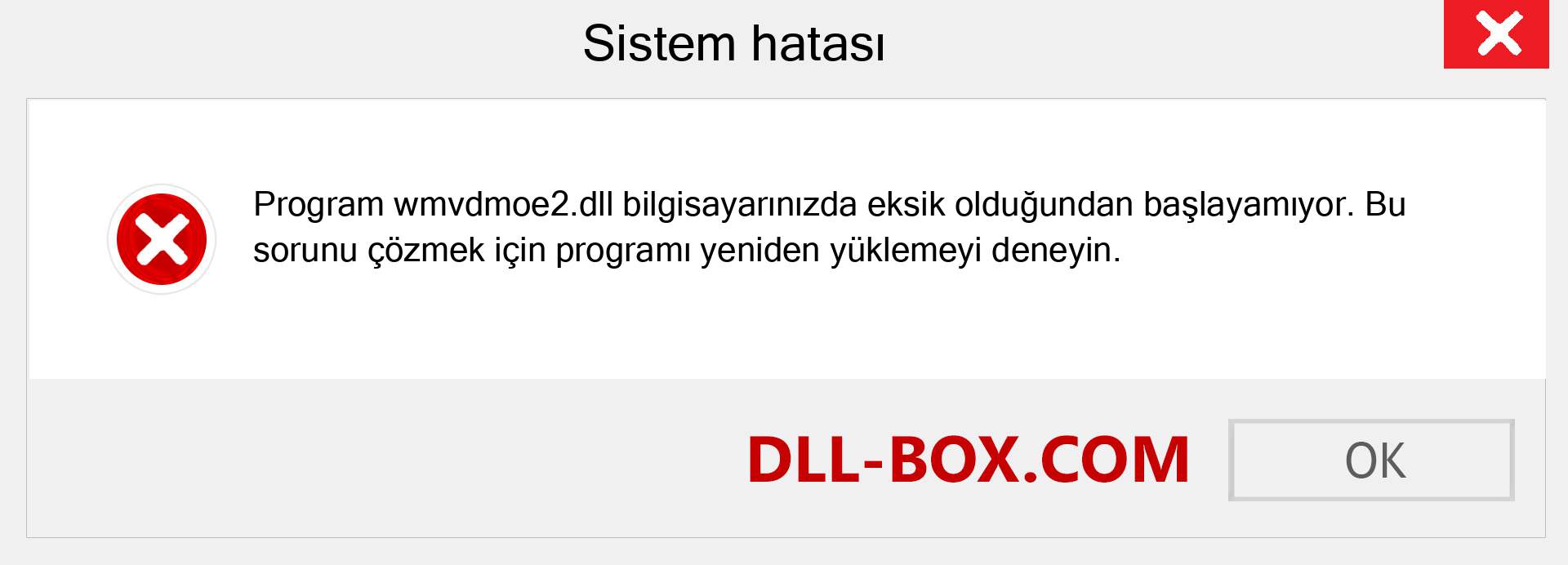 wmvdmoe2.dll dosyası eksik mi? Windows 7, 8, 10 için İndirin - Windows'ta wmvdmoe2 dll Eksik Hatasını Düzeltin, fotoğraflar, resimler